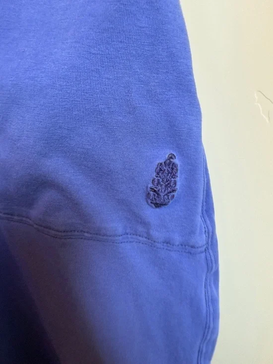 Free People Hot Shot Jumpsuit Large Blue Free Movement Harem Romper Pockets - Picture 3 of 7